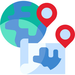 World Map Icon