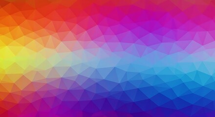 Obraz premium Rainbow Prism Geometry