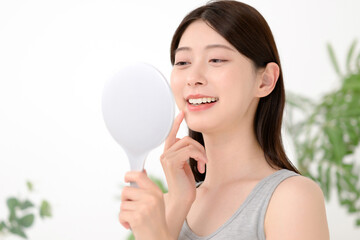 綺麗な歯の女性