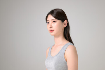 Obraz premium ミドル女性 ビューティー 美容