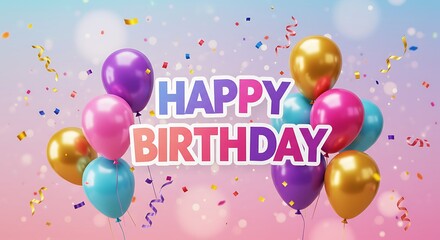 Fototapeta premium Pastel Balloon Bonanza