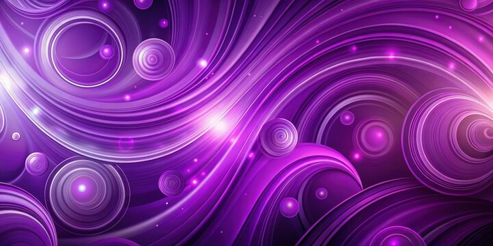 Vibrant purple abstract background with swirling patterns and shapes , purple, art,  purple