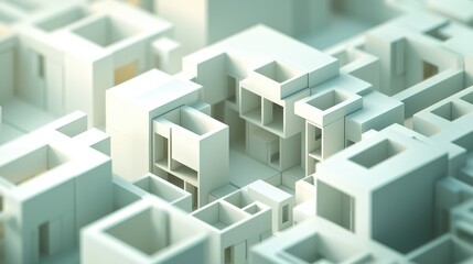 Modular Box Arrangement with Large Central Void