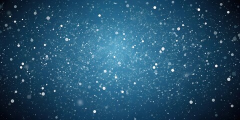 Obraz premium Dark blue background with a cluster of small white spots and a few scattered dark grey speckles, spots, texture