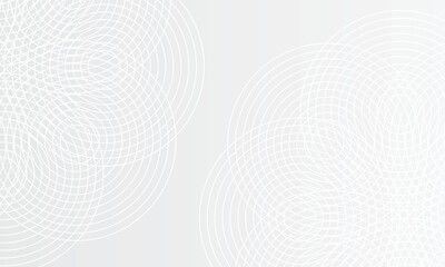 Abstract circular line pattern in a seamless, symmetrical design on a light gray background. Ideal for modern wallpapers, branding, or minimalistic digital content.
