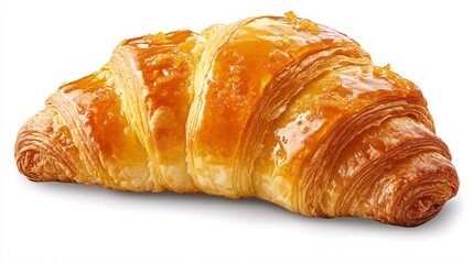 croissant isolated on white background