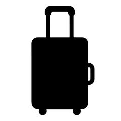 Travel suitcase icon on white background vector
Vector travel icon