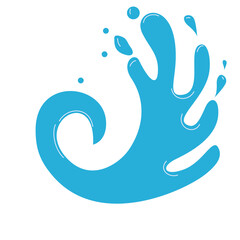 Set of Water drops, black sea ocean waves stencil. Liquid elements, cry droplet icons vector set. Ink, sauce, river isolated splashes