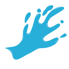 Set of Water drops, black sea ocean waves stencil. Liquid elements, cry droplet icons vector set. Ink, sauce, river isolated splashes