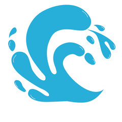 Set of Water drops, black sea ocean waves stencil. Liquid elements, cry droplet icons vector set. Ink, sauce, river isolated splashes