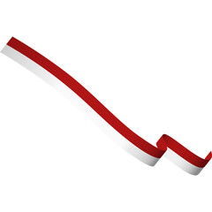 Flying Indonesia Flag