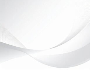 abstract minimal architecture background, geometric architectural with chrome or metallic curve design