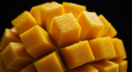 Ripe Ataulfo Mango: Yellow Tropical Fruit Ingredient