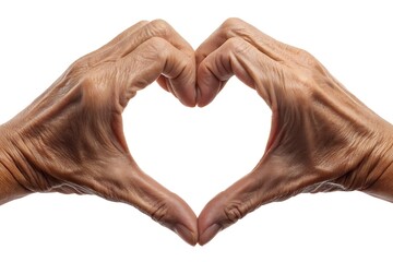 Hands Forming a Heart Shape