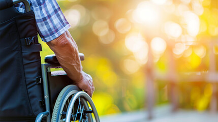 disabled man in wheelchair