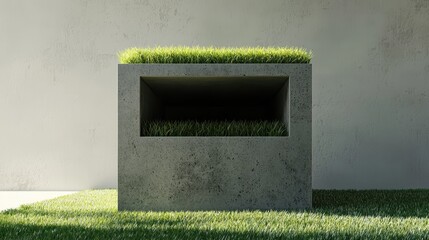 Monochrome Box with Garden Roof Insert