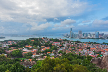 The scenery of Xiamen Gulangyu island