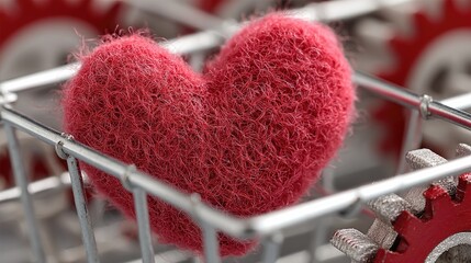 Heart in Shopping Cart