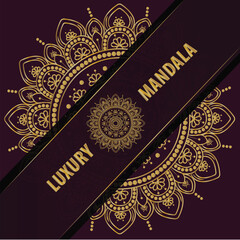Luxury Mandala Background for Social Media Graphics