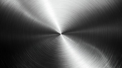 A radial metal texture.