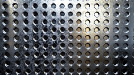 A radial metal texture.