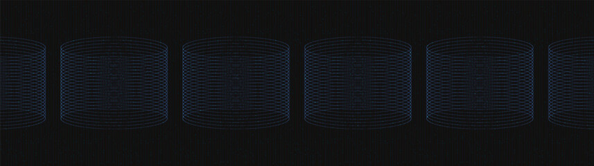 Panorama futuristic Line Technology Background,Digital and Connection Concept design,Vector illustration.