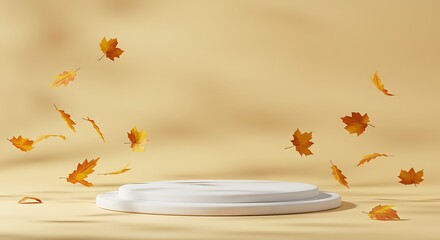 Autumn's Gentle Descent