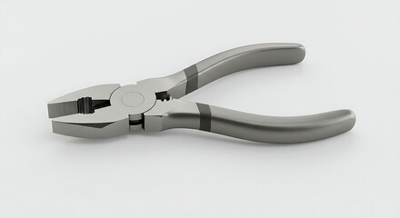 Obraz premium Pliers Tool Isolated on White Background For Maintenance, Repair, DIY, Construction, Professional Use and Handyman Projects with Clean Professional Design and Durable Grip