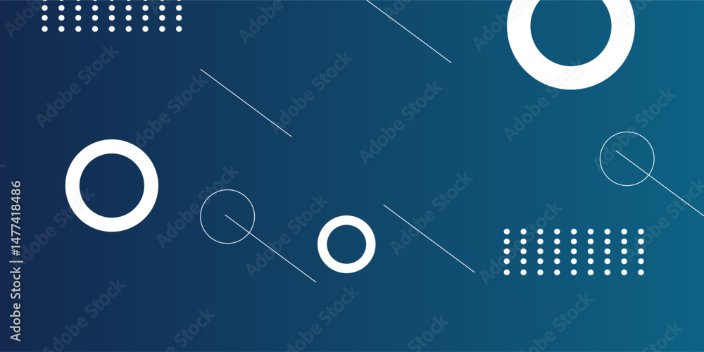 Poster minimal geometric background. dynamic shapes composition.esp10