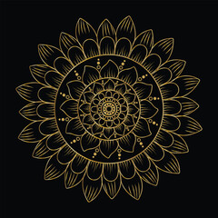 Luxe Mandala Background for Wedding or Event Themes