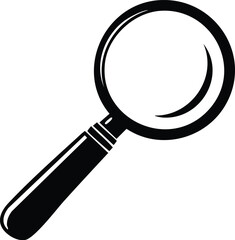Magnifying Glass Illustration: Search and Inspection Tool