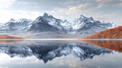 Fototapeta premium lake in the mountains