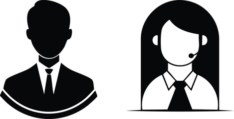 Business Professional and Customer Support Icons