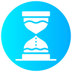 stopwatch vector round glyph icon