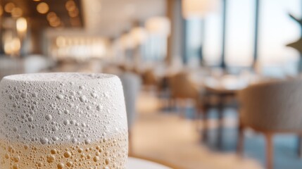 Cozy modern workspace, inviting soft textures and natural light, ideal for productivity and relaxation, with space for notes.