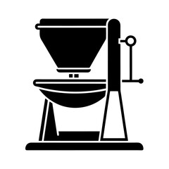 toilet bowl isolated on white