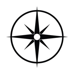 compass rose vector