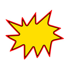 Stylized burst design with vivid colors against a stark dark backdrop