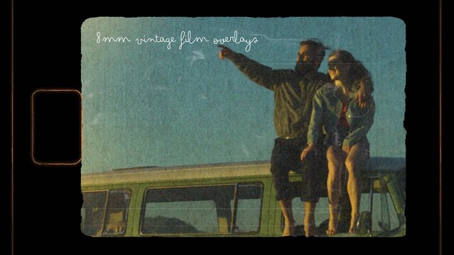 8mm Vintage Film Overlays