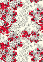 Patter Spring Summer seamlesss fo fashion