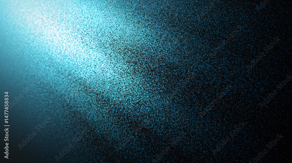Aufkleber subtle gradient result on a grainy blue backdrop