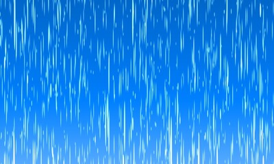大雨のエフェクト背景壁紙★青のグラデーションの空の風景