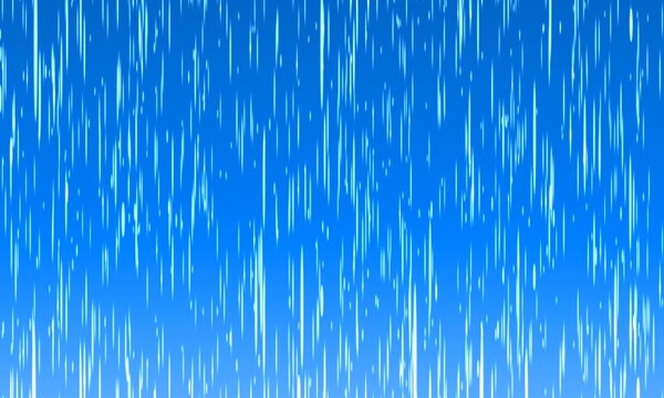大雨のエフェクト背景壁紙★青のグラデーションの空の風景