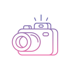 Digital Camera Icon vector stock illustration
