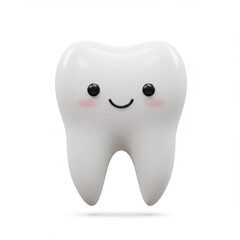 Smiling Cartoon Tooth