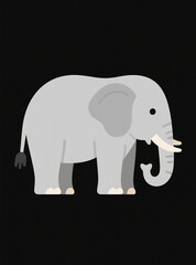 Fototapeta premium elephant vector illustration