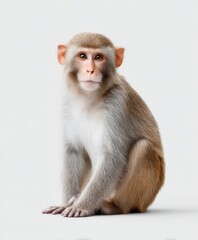 Fototapeta premium Adorable Baby Monkey A Cute and Curious Primate