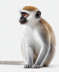 Obraz premium Graceful Mandrill Monkey with Distinctive Facial Features