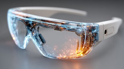 Futuristic augmented reality glasses