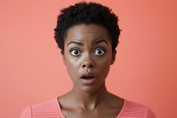 Surprised Woman Portrait